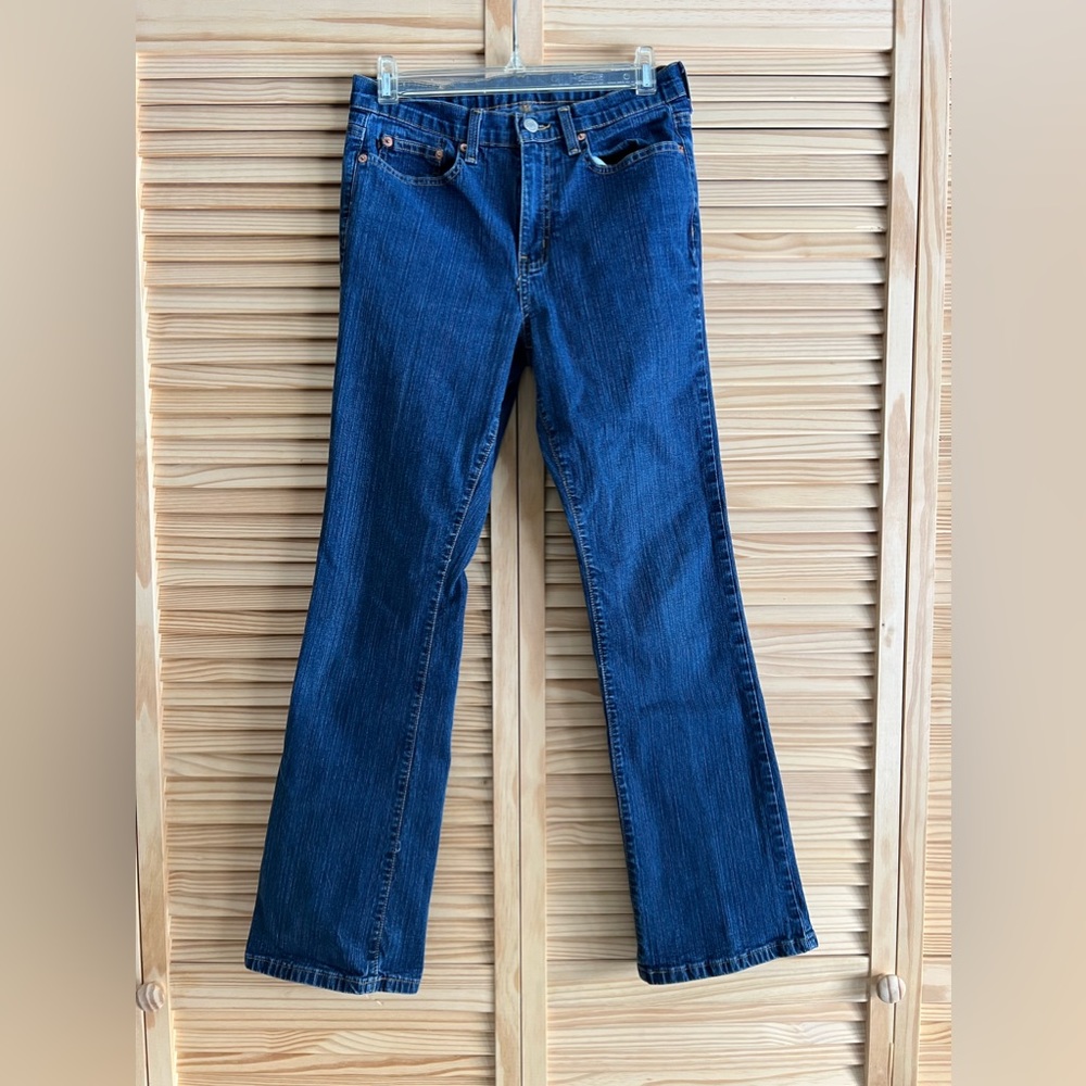 Ralph Lauren Women’s  Stretch Saturday Bootcut Jeans size 8 Dark Wash